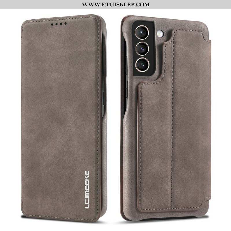 Etui Na Telefon do Samsung Galaxy S21 FE Etui Folio Lc.imeeke Efekt Skóry